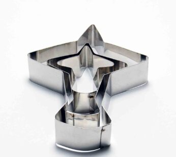 Sets of 3 Aeroplane Shape Cookie Cutter – 1″ Deep