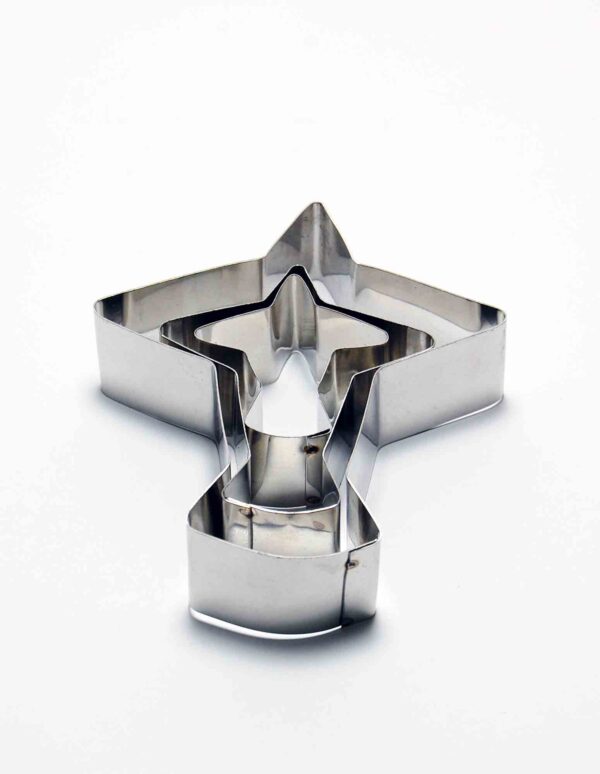 Sets of 3 Aeroplane Shape Cookie Cutter - 1" Deep