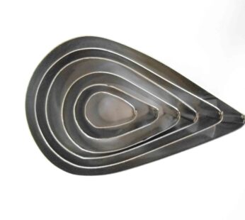 Sets of 6 Clematis Montana Petal Shape Cookie Cutter – 1″ Deep