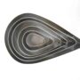 Sets of 6 Clematis Montana Petal Shape Cookie Cutter - 1" Deep