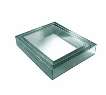 Sets of 3 Rectangulars Cake Baking Treys