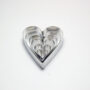 Sets of 6 Heart Shape Cookie Cutter - 1" Deep