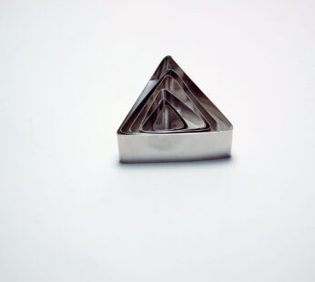 Sets of 6 Triangle Shape Cookie Cutter – 1″ Deep