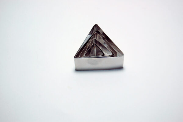 Sets of 6 Triangle Shape Cookie Cutter - 1" Deep