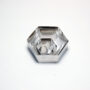 Sets of 6 Hexagon Shape Cookie Cutter - 1" Deep