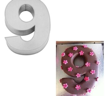 Small Number Nine Birthday Wedding Anniversary Cake Tins / Pans / Mould by Falcon 10″ x 8″ x 2.5″ Deep