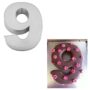Large Number Nine Birthday Wedding Anniversary Cake Tins / Pans / Mould by Falcon 14" x 10" x 3" Deep