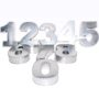 Small Numbers Deal 0-9 Birthday Wedding Anniversary Cake Tins / Pans / Mould by Falcon 10" x 8" x 2.5" Deep