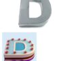 Small Alphabet "D" Birthday Wedding Anniversary Cake Tins / Pans / Mould by Falcon 10" x 8" x 2.5" Deep