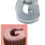 Large Alphabet "G" Birthday Wedding Anniversary Cake Tins / Pans / Mould by Falcon 14" x 10" x 3" Deep