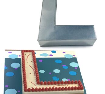 Small Alphabet “L” Birthday Wedding Anniversary Cake Tins / Pans / Mould by Falcon 10″ x 8″ x 2.5″ Deep