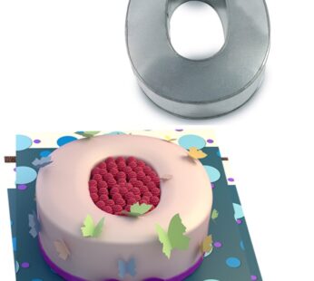 Small Alphabet “O” Birthday Wedding Anniversary Cake Tins / Pans / Mould by Falcon 10″ x 8″ x 2.5″ Deep