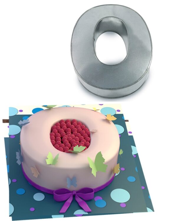 Large Alphabet "O" Birthday Wedding Anniversary Cake Tins / Pans / Mould by Falcon 14" x 10" x 3" Deep