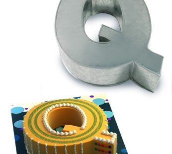 Small Alphabet “Q” Birthday Wedding Anniversary Cake Tins / Pans / Mould by Falcon 10″ x 8″ x 2.5″ Deep