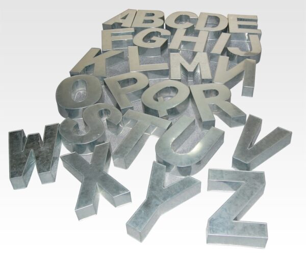 Small Alphabet Deals "A" to "Z" Birthday Wedding Anniversary Cake Tins / Pans / Mould by Falcon 10" x 8" x 2.5" Deep