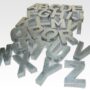 Small Alphabet Deals "A" to "Z" Birthday Wedding Anniversary Cake Tins / Pans / Mould by Falcon 10" x 8" x 2.5" Deep