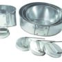 Set of 4 Tier Topsy Turvy Round Multilayer Birthday Wedding Anniversary Cake Tins / Pans / Mould by Falcon