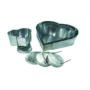 Set of 4 Tier Mini Topsy Turvy Heart Multilayer Birthday Wedding Anniversary Cake Tins / Pans / Mould by Falcon