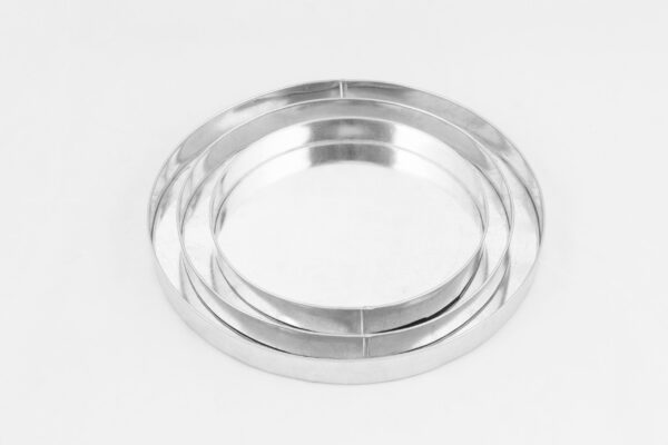 Sets of 3 Round Pizza Pans Size =  7",9",13" (all 1.2" Deep)