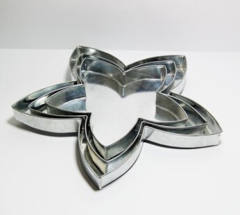 Sets of 3 Flower Pizza Pans Size =  7″,9″,13″ (all 1.2″ Deep)