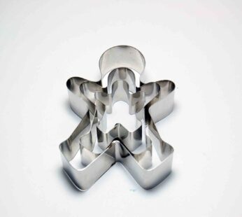 Sets of 3 Ginger Bread Man Shape Cookie Cutter – 1″ Deep