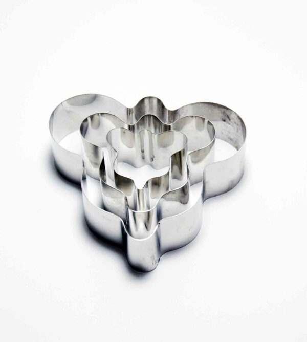 Sets of 3 Mickey Mouse Shape Cookie Cutter - 1" Deep