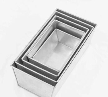 Sets of 5 Bread Loaf Tins 1LB to 5LB