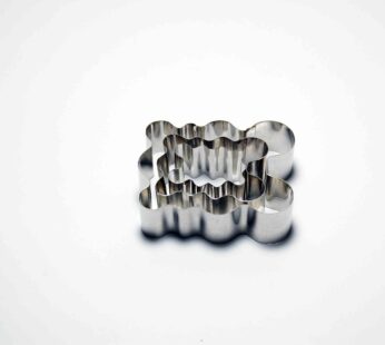 Sets of 3 Teddy Bear Shape Cookie Cutter – 1″ Deep