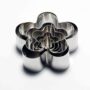 Sets of 6 Petal Flower Shape Cookie Cutter - 1" Deep