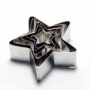 Sets of 6 Star Shape Cookie Cutter - 1" Deep