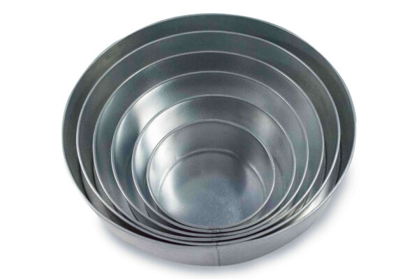 Set of 6 Tier Round Multilayer Birthday Wedding Anniversary Cake Tins / Pans / Mould by Falcon