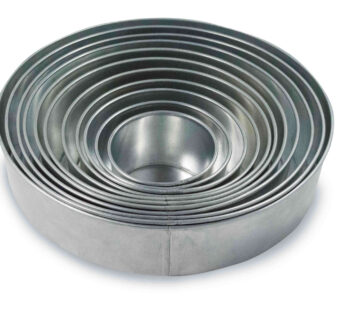 Set of 11 Tier Round Multilayer Birthday Wedding Anniversary Cake Tins / Pans / Mould by Falcon